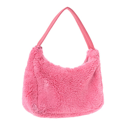Prada Terry Cloth Mini Re-Edition 2000 Bag Petalo Black 3 of 9