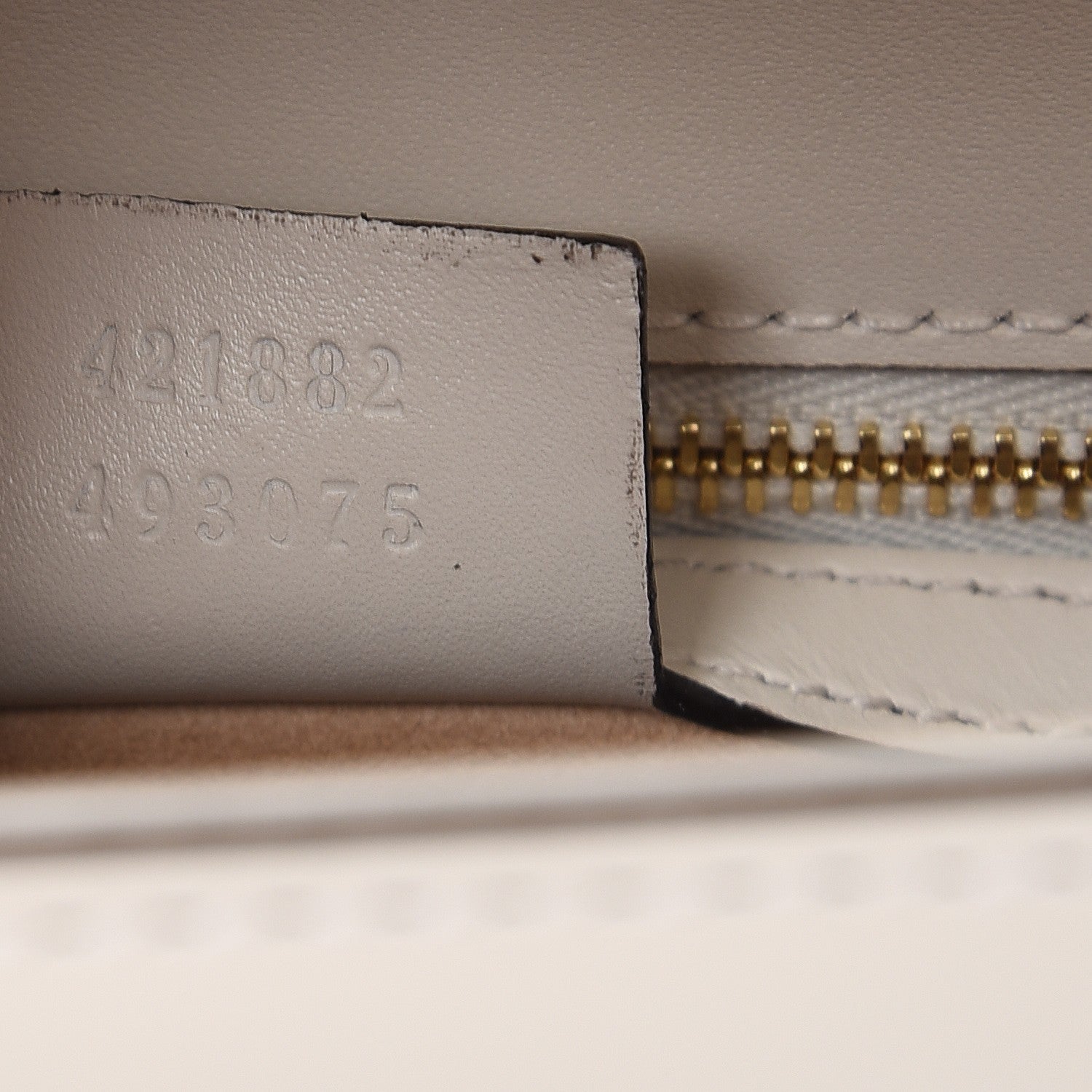 Gucci Calfskin Small Sylvie Shoulder Bag Off White 7 of 7