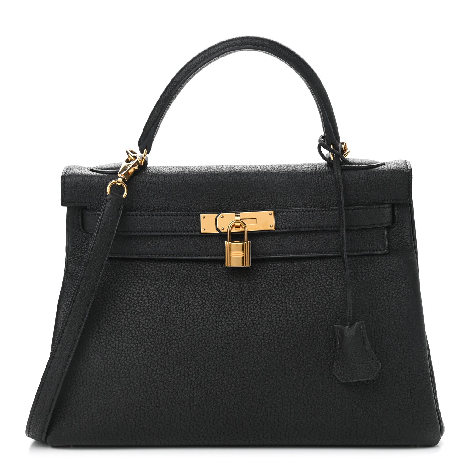 Hermes Togo Kelly Retourne 32 Black 1 of 10