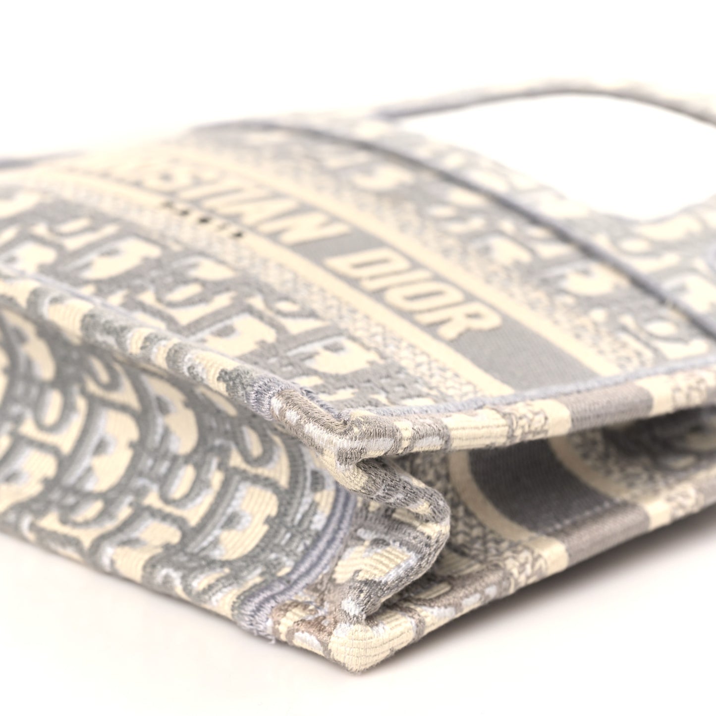 Oblique Mini Book Tote Grey Multicolor