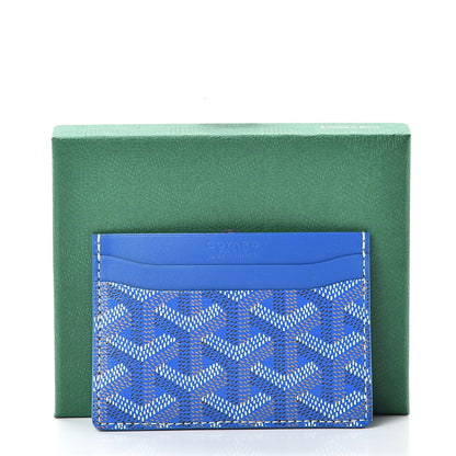Goyard Goyardine Saint Sulpice Card Holder Sky Blue 7 of 7