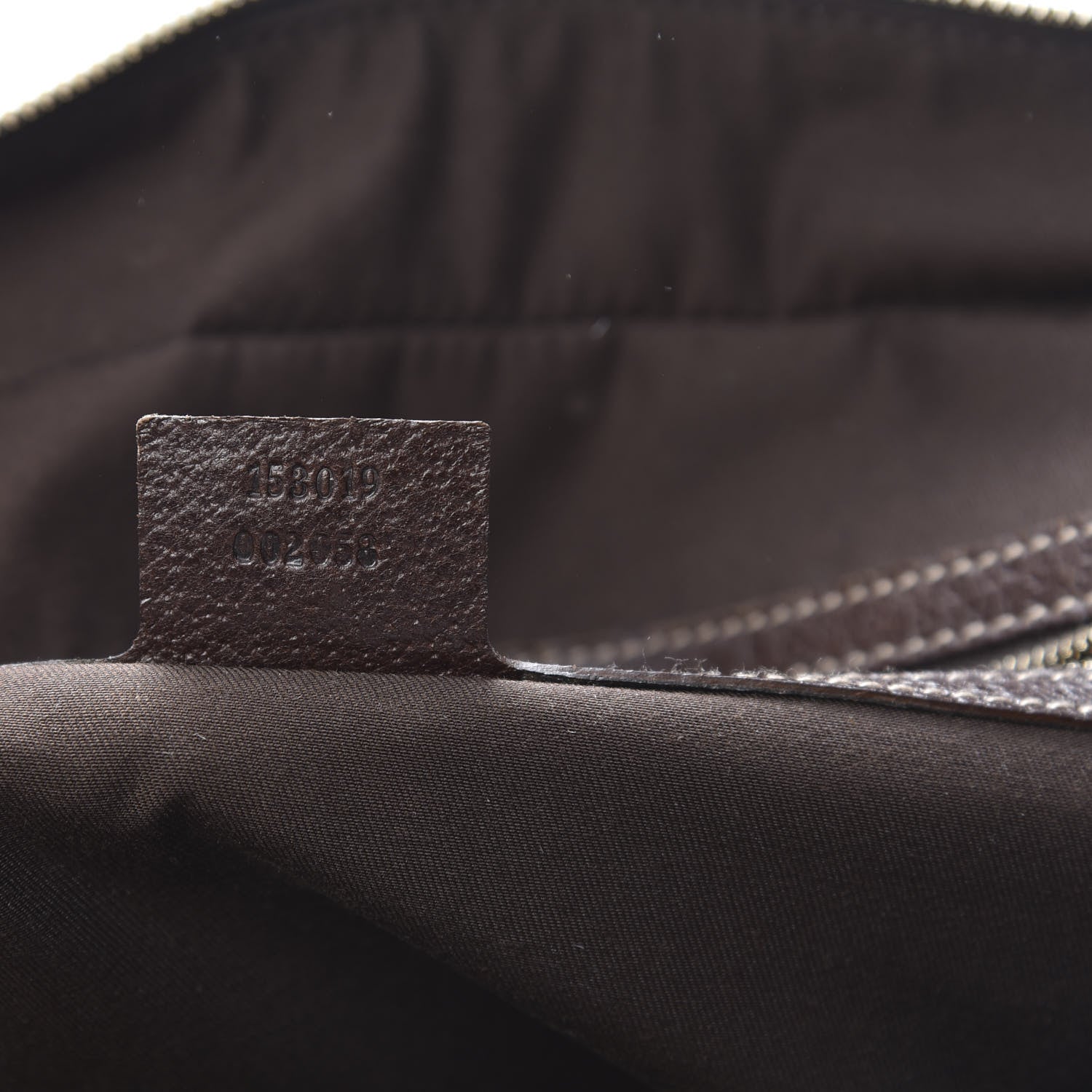 Gucci Monogram Bamboo Boston Dark Brown 7 of 13
