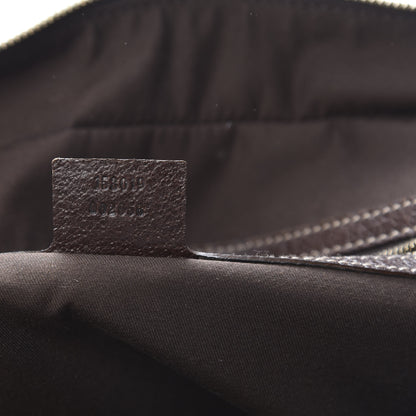 Gucci Monogram Bamboo Boston Dark Brown 7 of 13