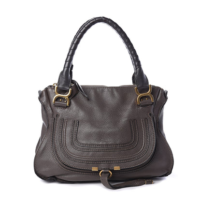 Chloe Calfskin Medium Marcie Satchel Ash 1 of 8