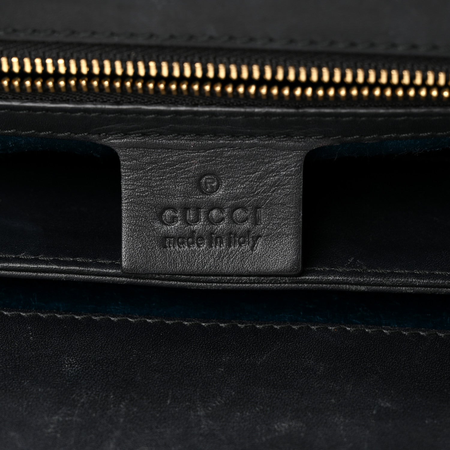Gucci Suede Patent Web Medium Ophidia Chain Shoulder Bag New Shamarock Black 5 of 9