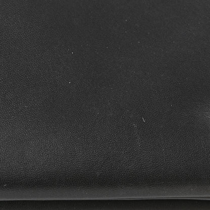 Louis Vuitton Lambskin Embossed Monogram Pochette Coussin Black 14 of 15