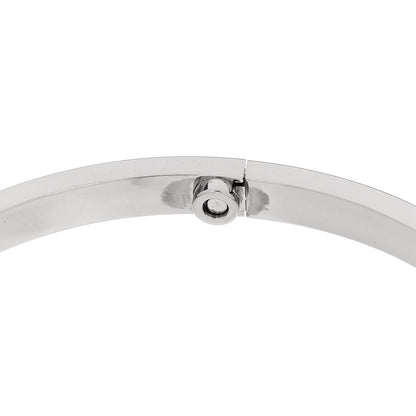 Cartier 18K White Gold Small LOVE Bracelet 18 7 of 8