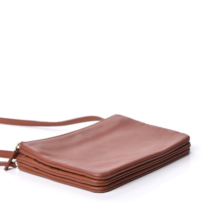 Celine Smooth Lambskin Small Trio Crossbody Bag Sienna 3 of 9