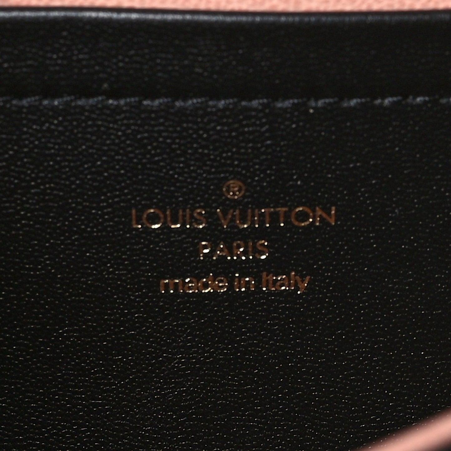 Lambskin Embossed Monogram Pochette Coussin Black