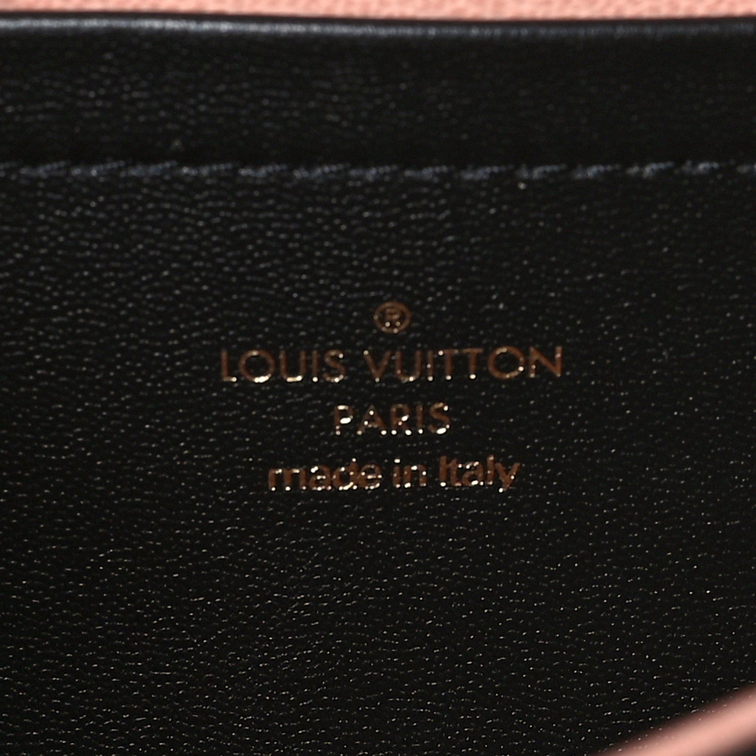 Louis Vuitton Lambskin Embossed Monogram Pochette Coussin Black 6 of 8