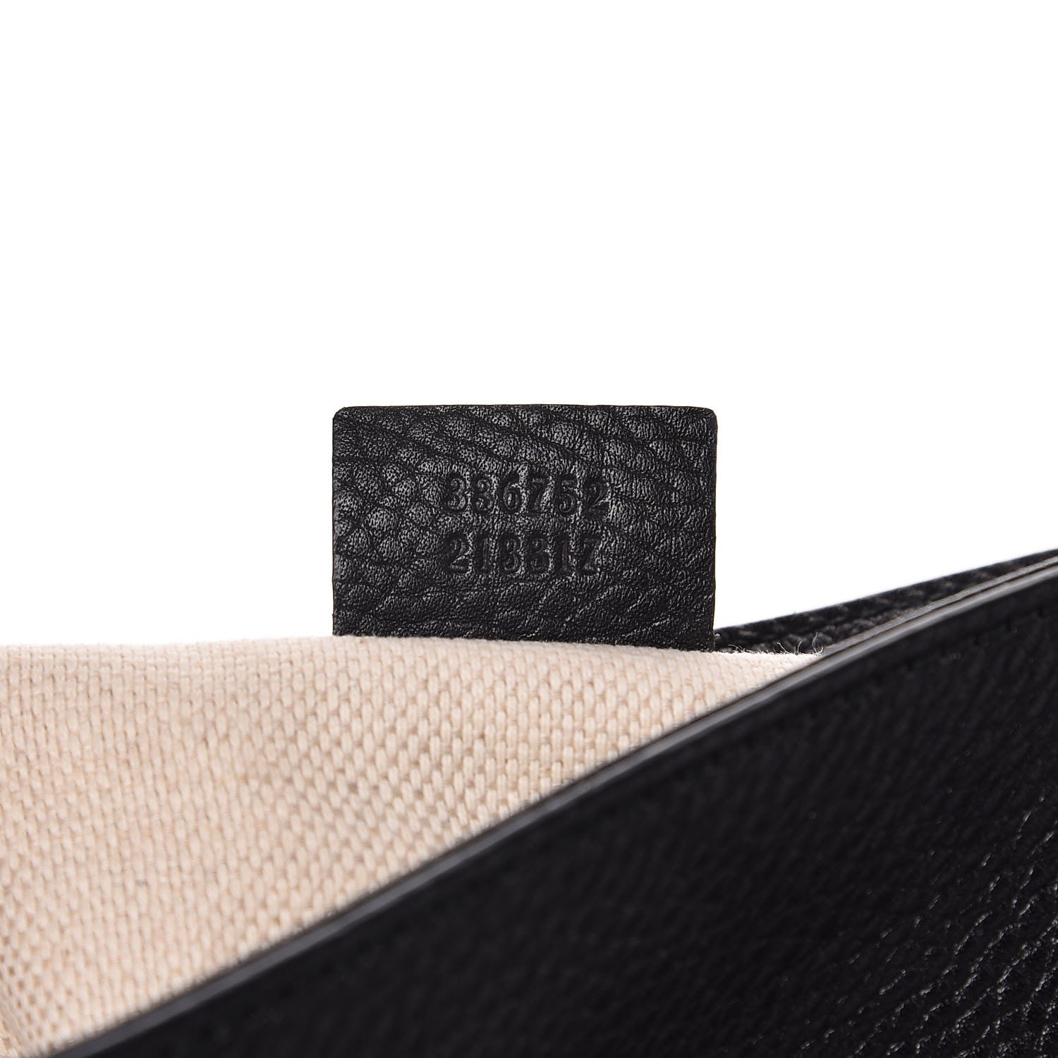 Gucci Pebbled Calfskin Medium Soho Flap Crossbody Black 7 of 9