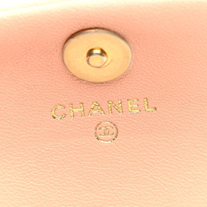 Chanel Lambskin Quilted Chanel 19 Flap Belt Bag Light Orange 6 of 10