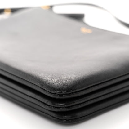 Celine Lambskin Small Trio Crossbody Bag Black 11 of 11