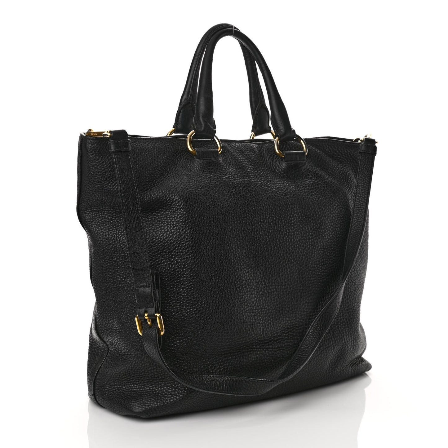 Vitello Phenix Satchel Black