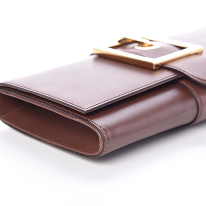 Gucci Calfskin Lady Buckle Clutch Brown 5 of 9