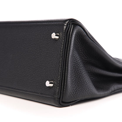 Hermes Taurillon Clemence Kelly Retourne 28 Black 36 of 38