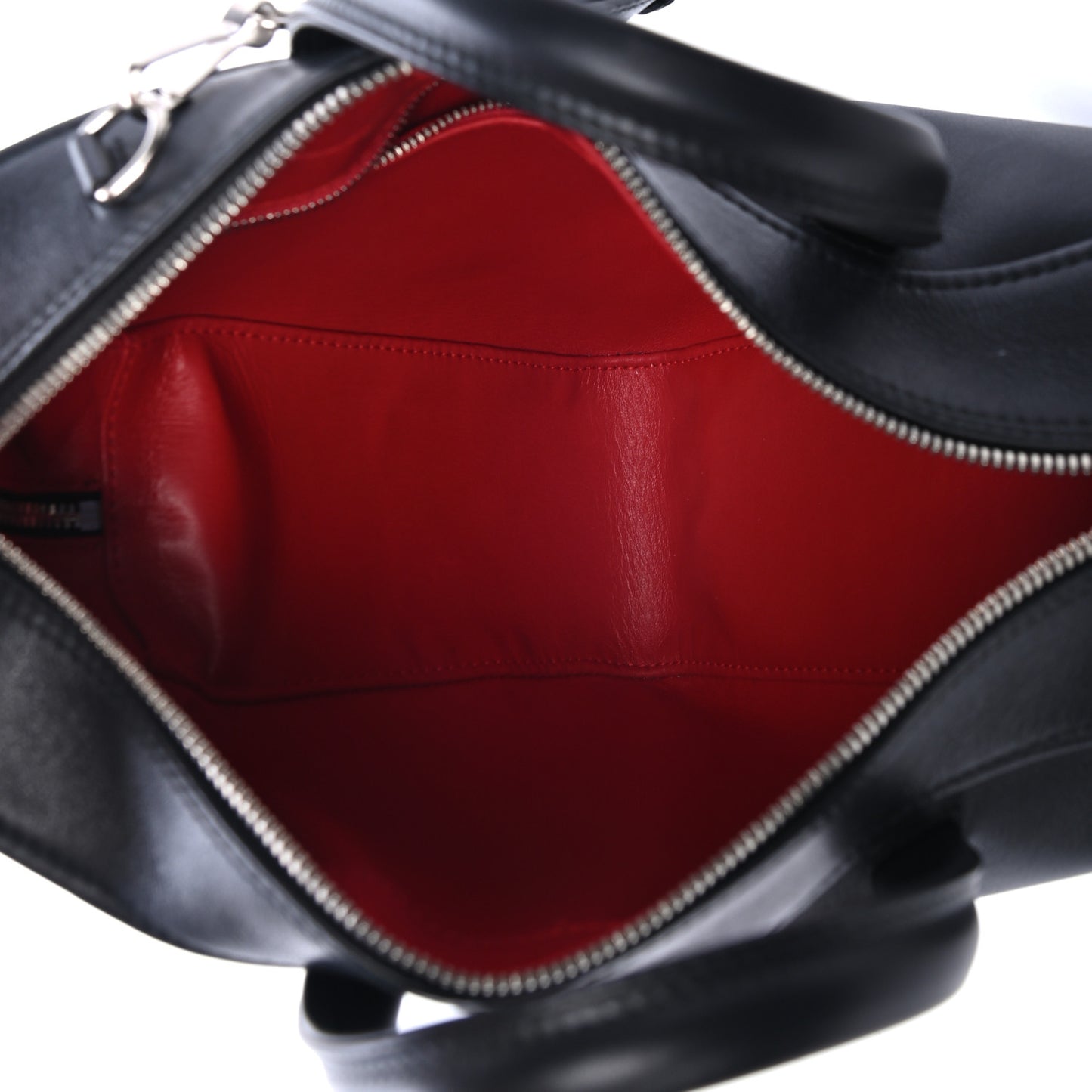 Calfskin S Triangle Duffle Black