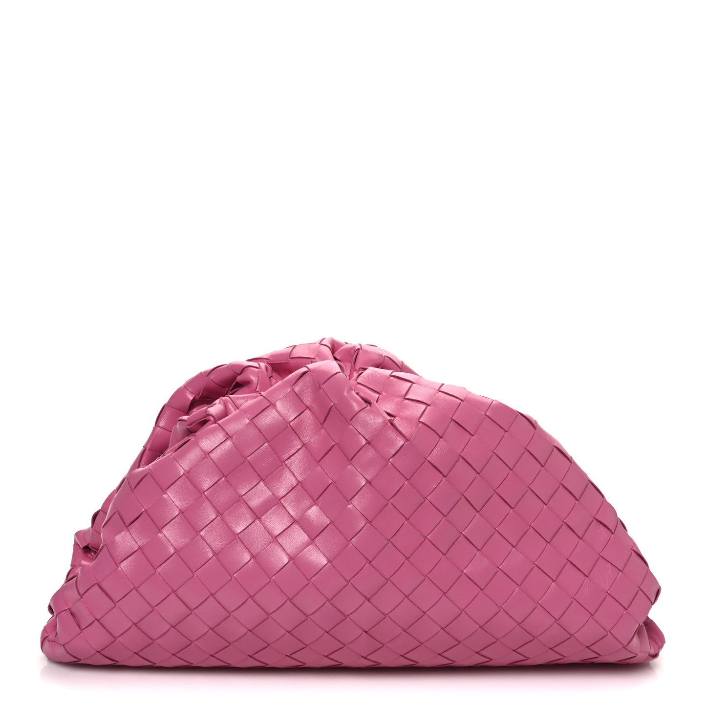 Nappa Maxi Intrecciato The Pouch Oversized Clutch Pink