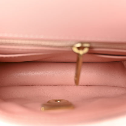 Chanel Velvet Enamel Mini Flap Light Pink 5 of 10