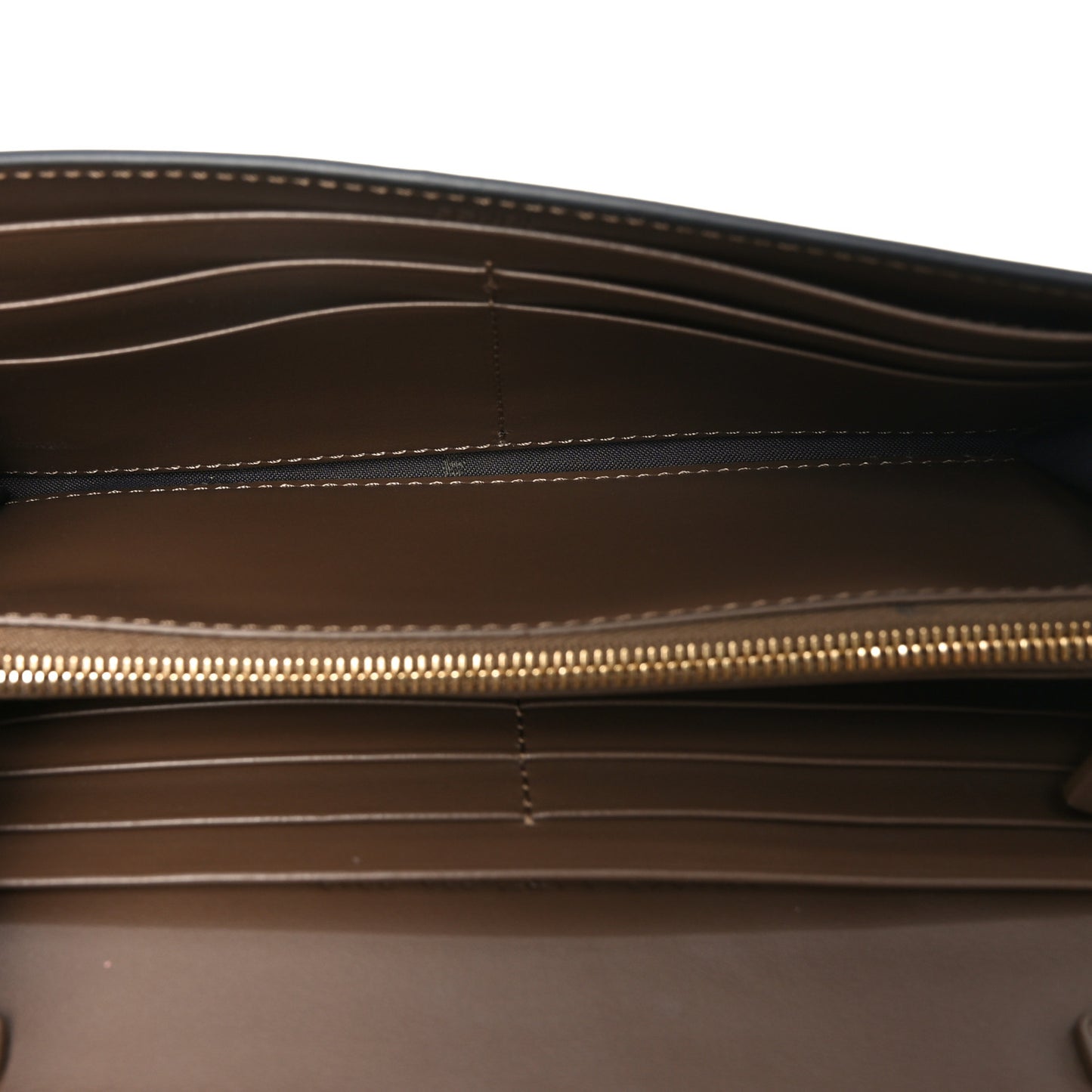 Vitello Soft F is Fendi Bi-Color FF 1974 Embossed Continental Envelope Wallet On Chain Maya Black