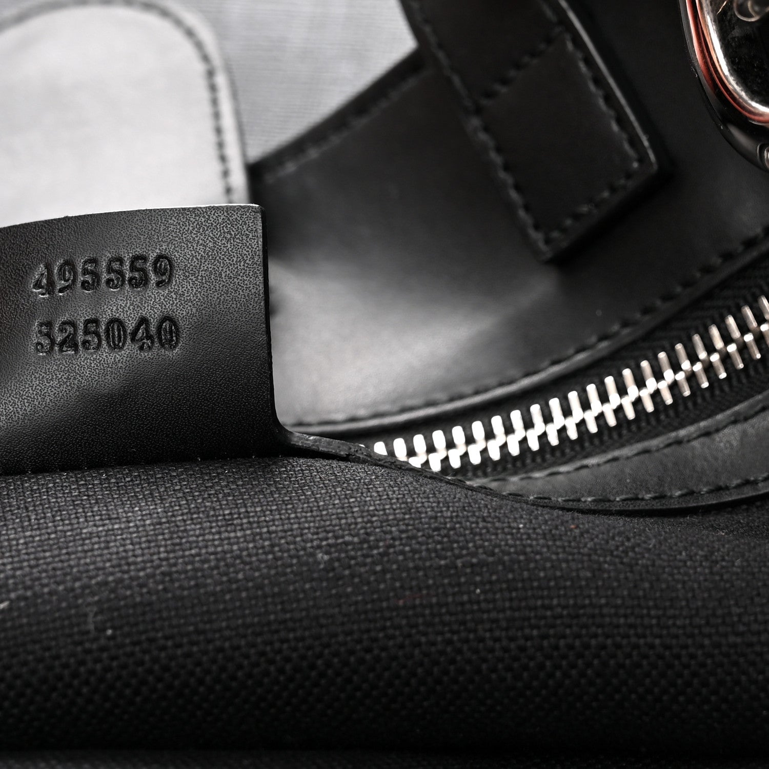 Gucci Soft GG Supreme Monogram Appia Calfskin Web Vertical Tote Black 7 of 10