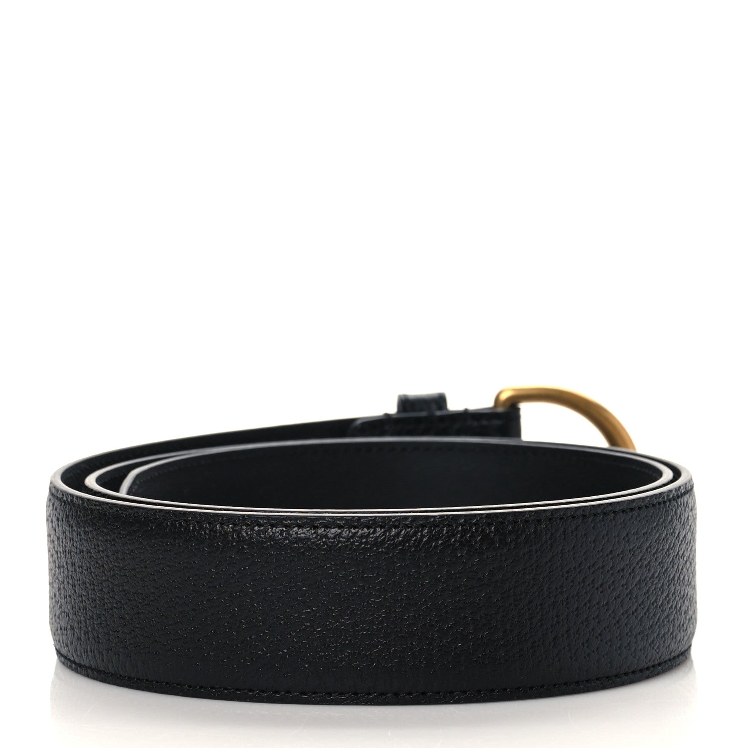 Gucci Textured Dollar Calfskin 40mm Belt 90 36 Black 3 of 6