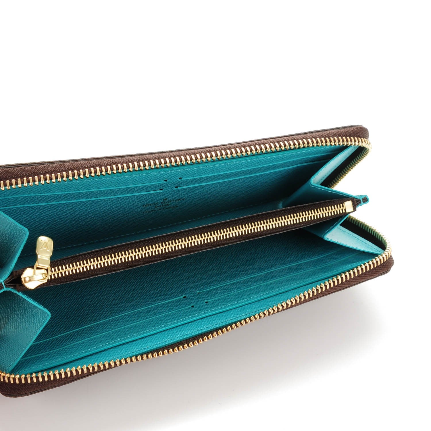 Louis Vuitton Monogram Clemence Wallet Turquoise 5 of 7