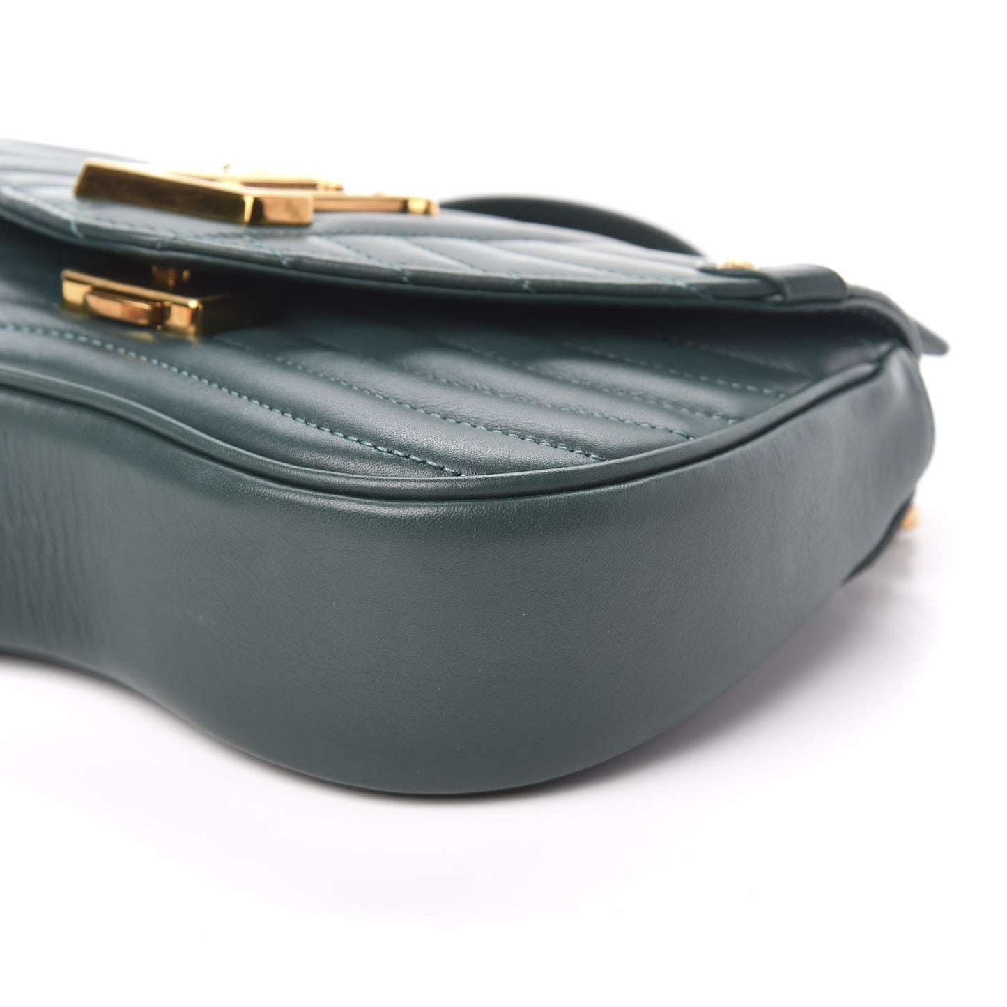 Calfskin New Wave Chain PM Emerald