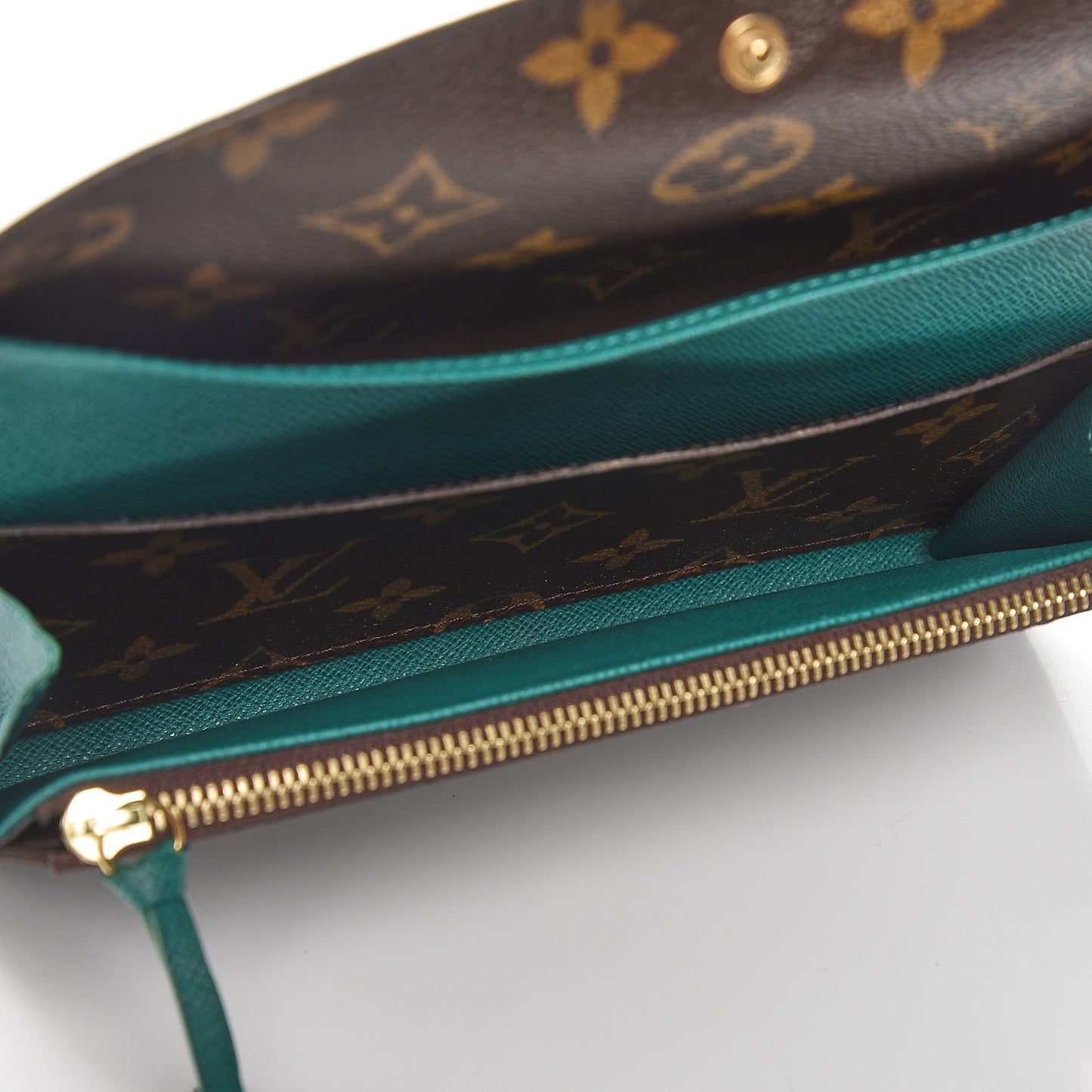 Monogram Emilie Wallet Vert