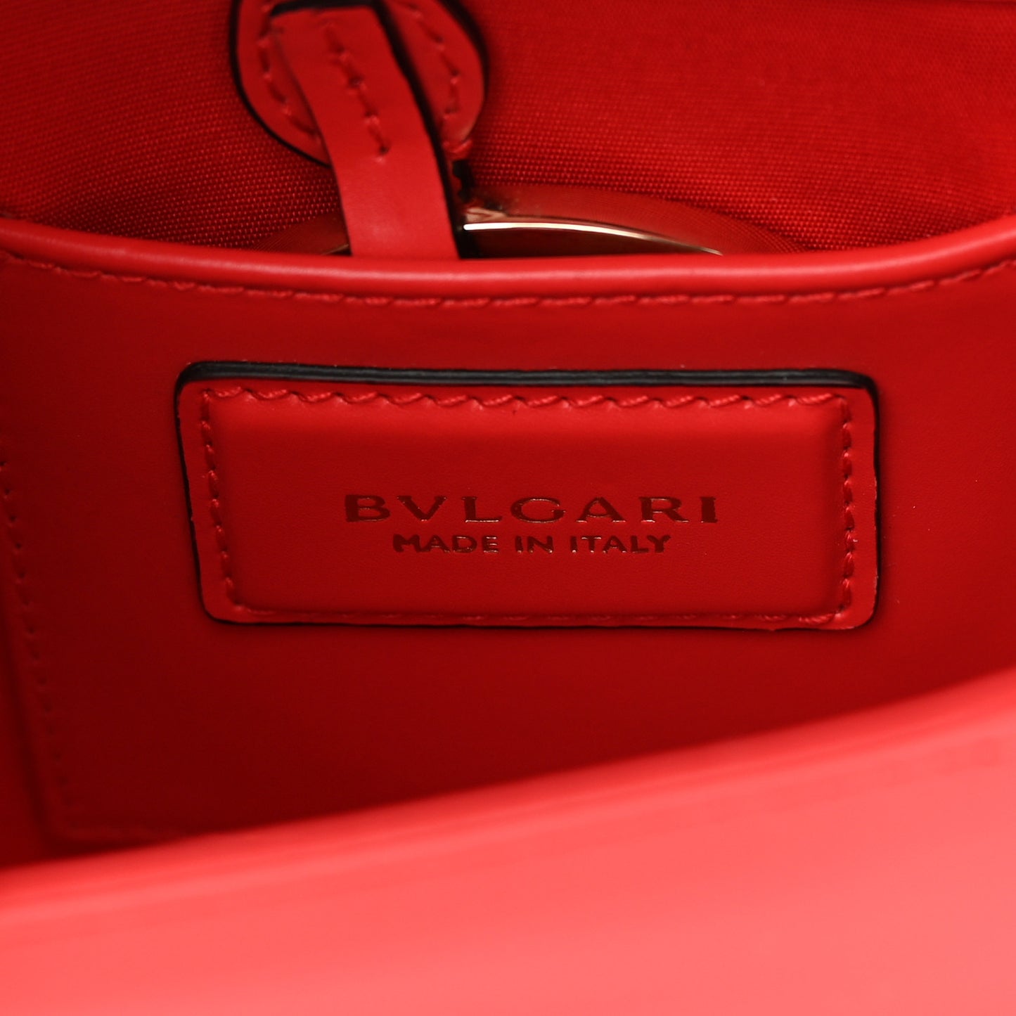 Calfskin Serpenti Forever Crossbody Bag Red Milky Opal
