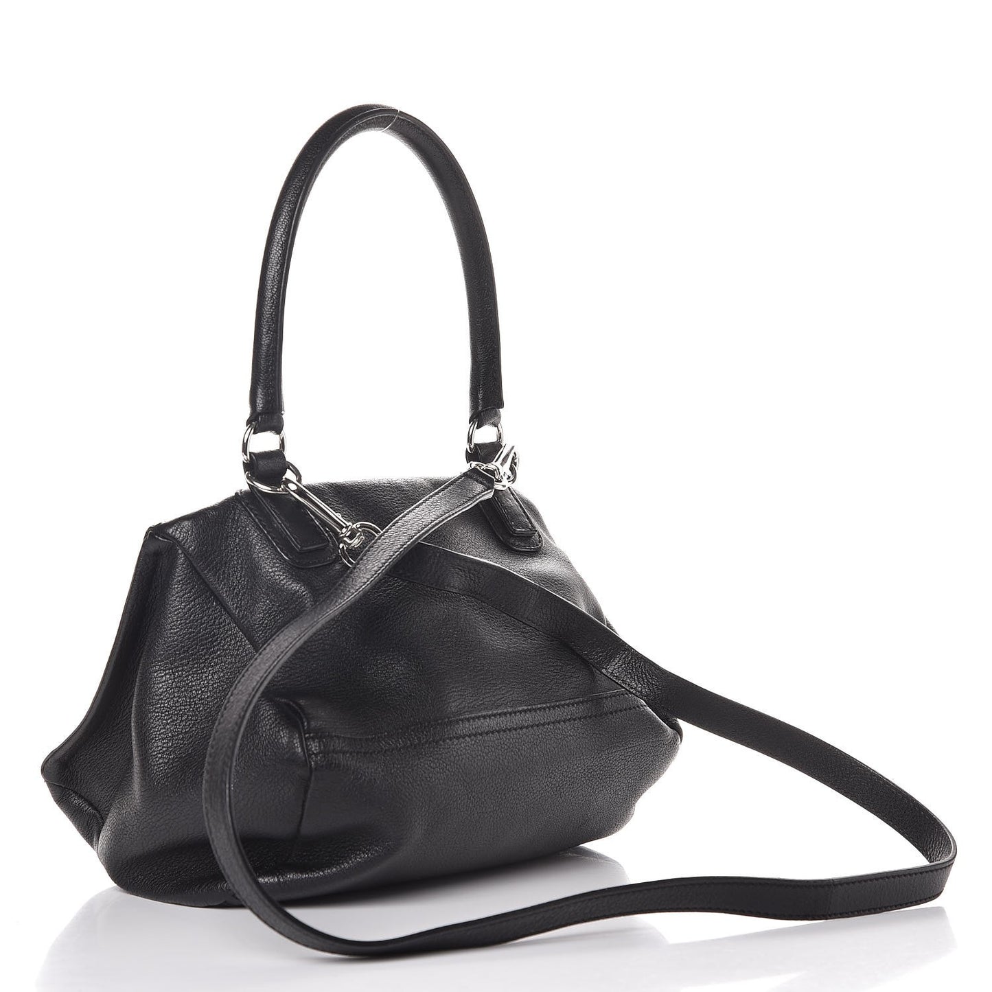 Sugar Goatskin Small Pandora Black