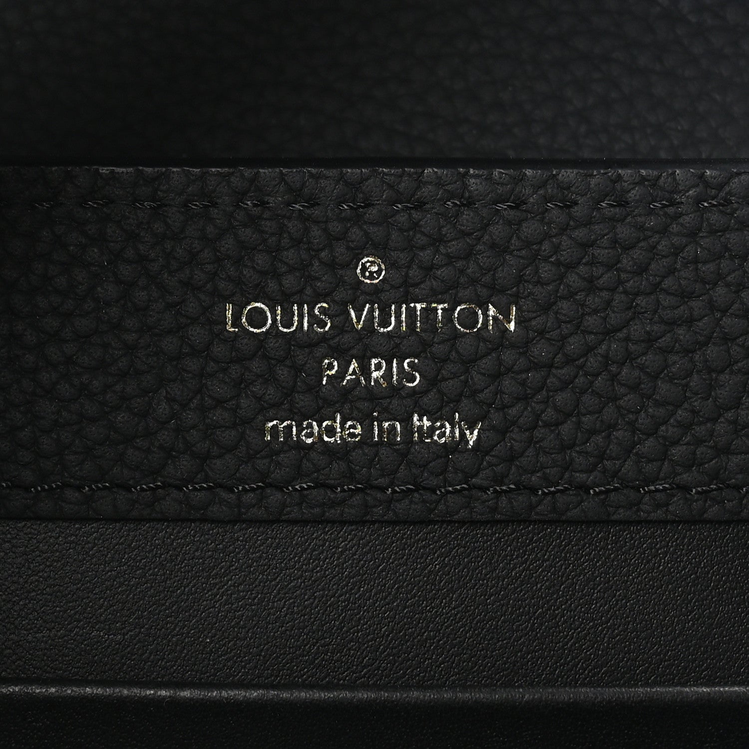 Louis Vuitton Matte Taurillon Capucines East West Mini All Black 6 of 9