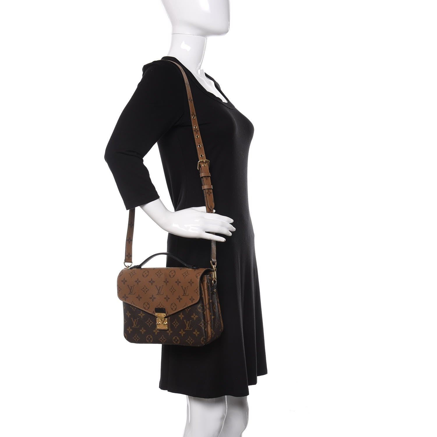 Louis Vuitton Reverse Monogram Pochette Metis 2 of 9