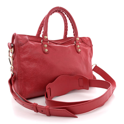 Balenciaga Agneau Giant 12 Gold Hardware S City Rouge Cardinal 3 of 14
