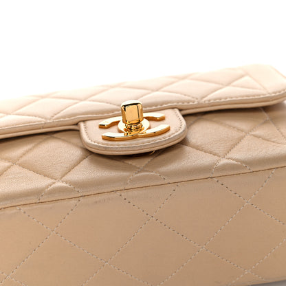 Chanel Lambskin Quilted Mini Square Flap Beige 26 of 26