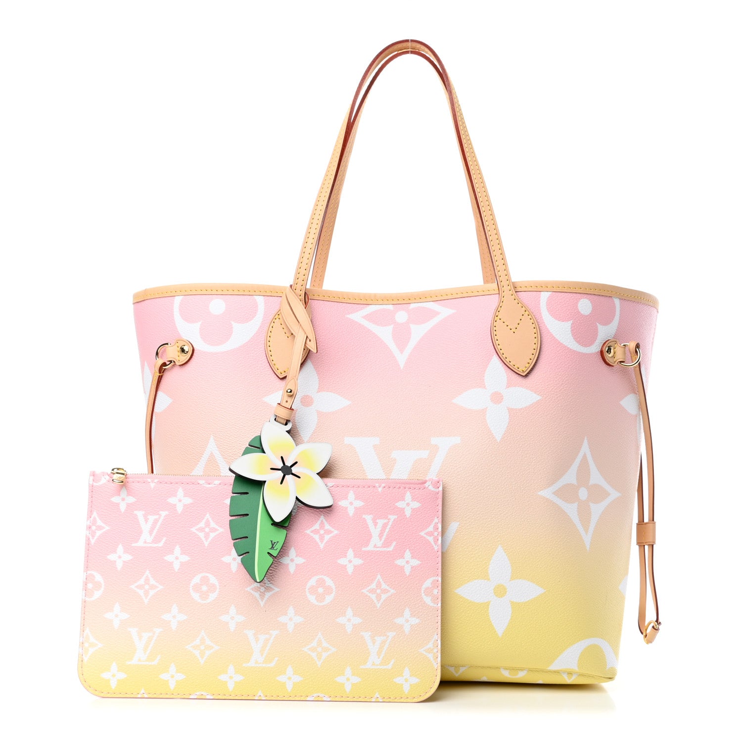 Louis Vuitton Monogram Giant By The Pool Neverfull MM Light Pink 1 of 4