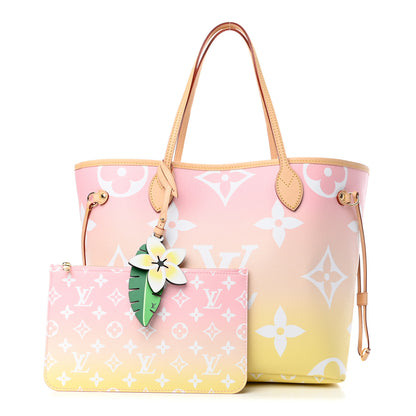 Louis Vuitton Monogram Giant By The Pool Neverfull MM Light Pink 1 of 4
