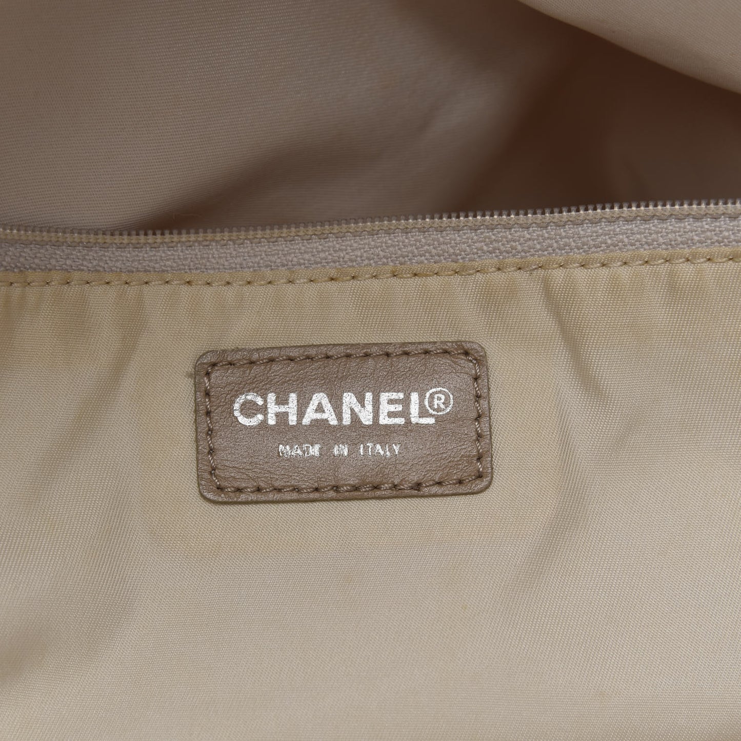 Nylon Medium Travel Tote Beige