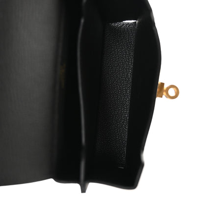 Hermes Epsom Kelly Multi Pocket Pochette To Go Black 5 of 11