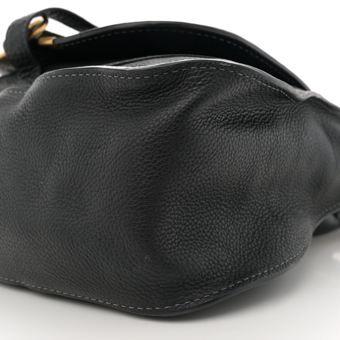 Calfskin Medium Marcie Satchel Black