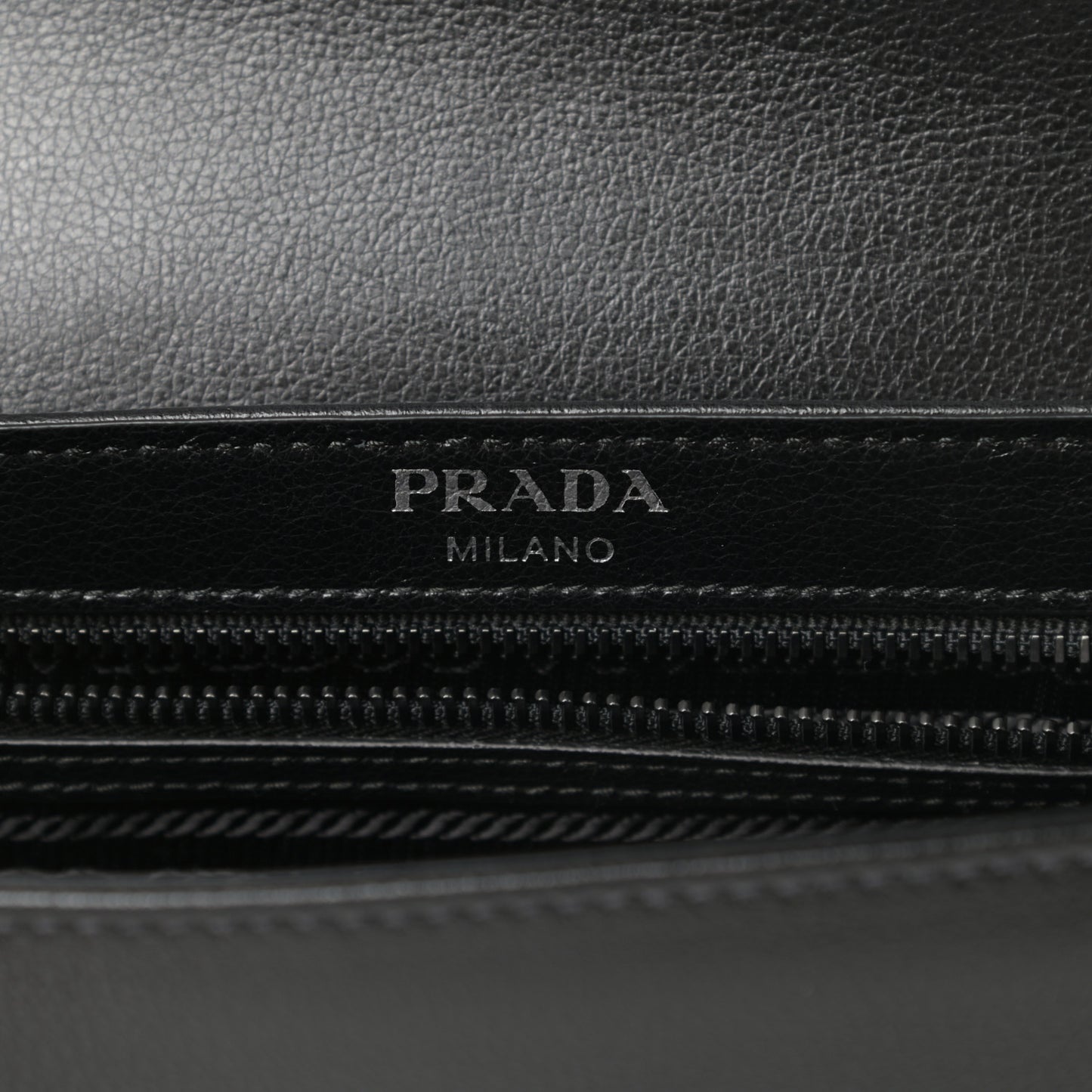 Glace Calfskin Studded Crossbody Black