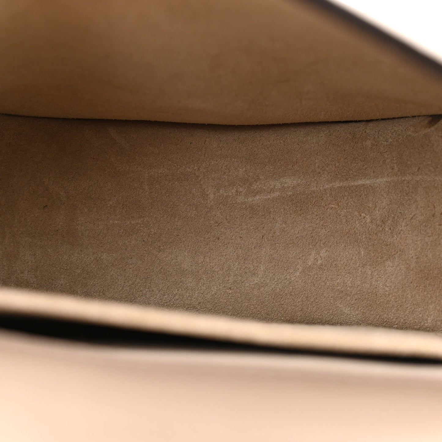Calfskin Suede Small Nile Bracelet Bag Motty Grey