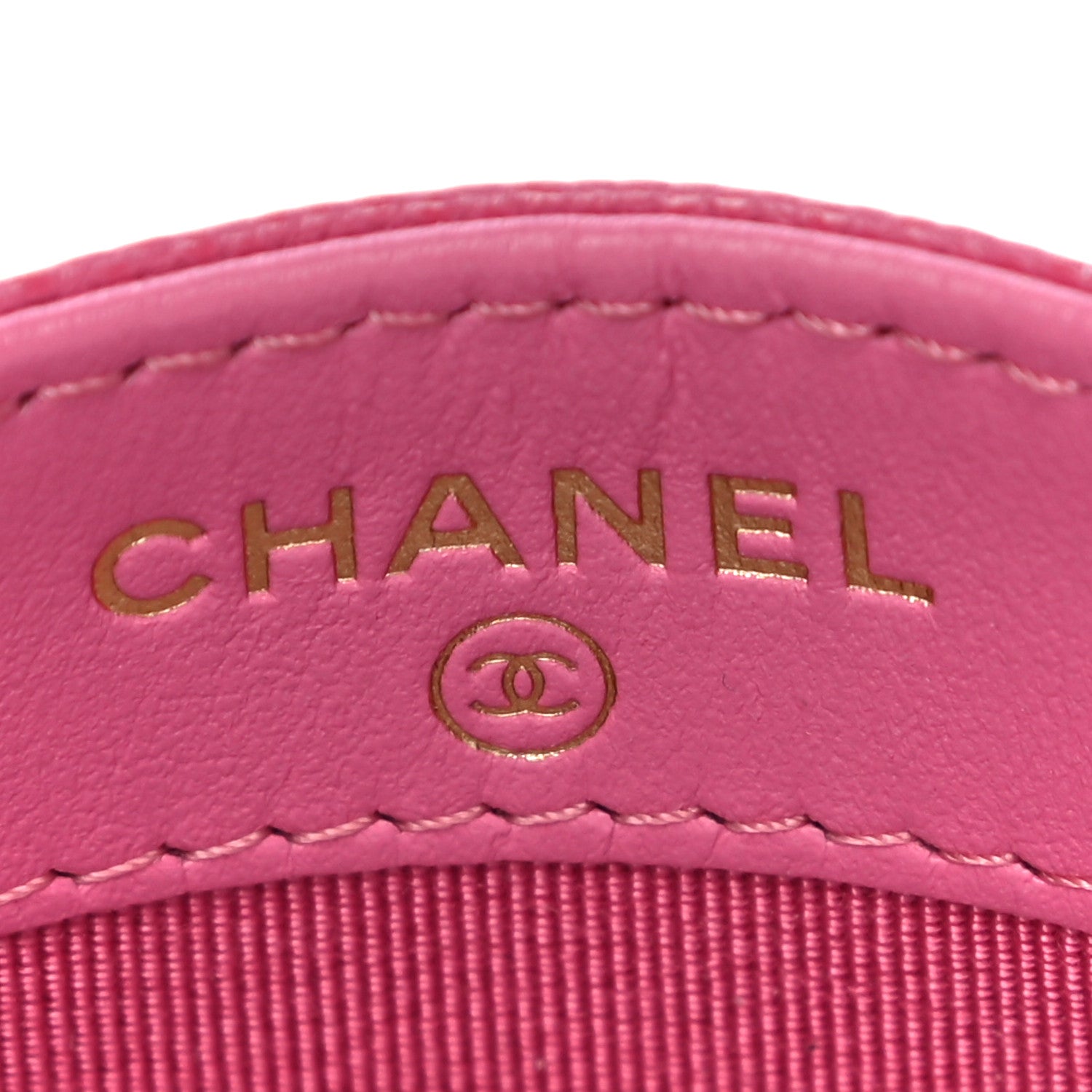 Chanel Caviar Quilted Card Holder Pink 6 of 14