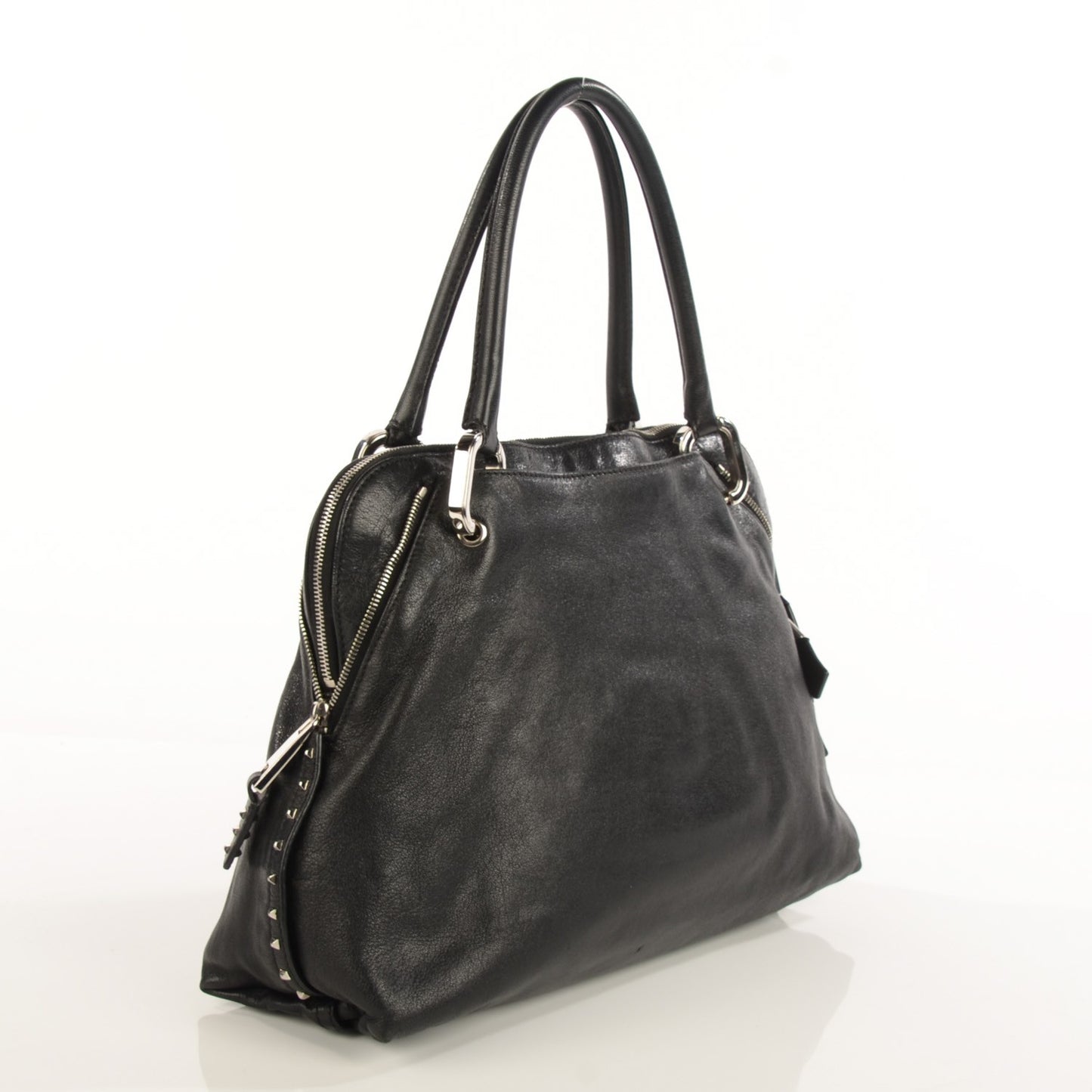 Leather Paradise Rio Satchel Black