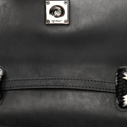 Off-White Calfskin 2.8 Jitney Gummy Bag Black 10 of 12