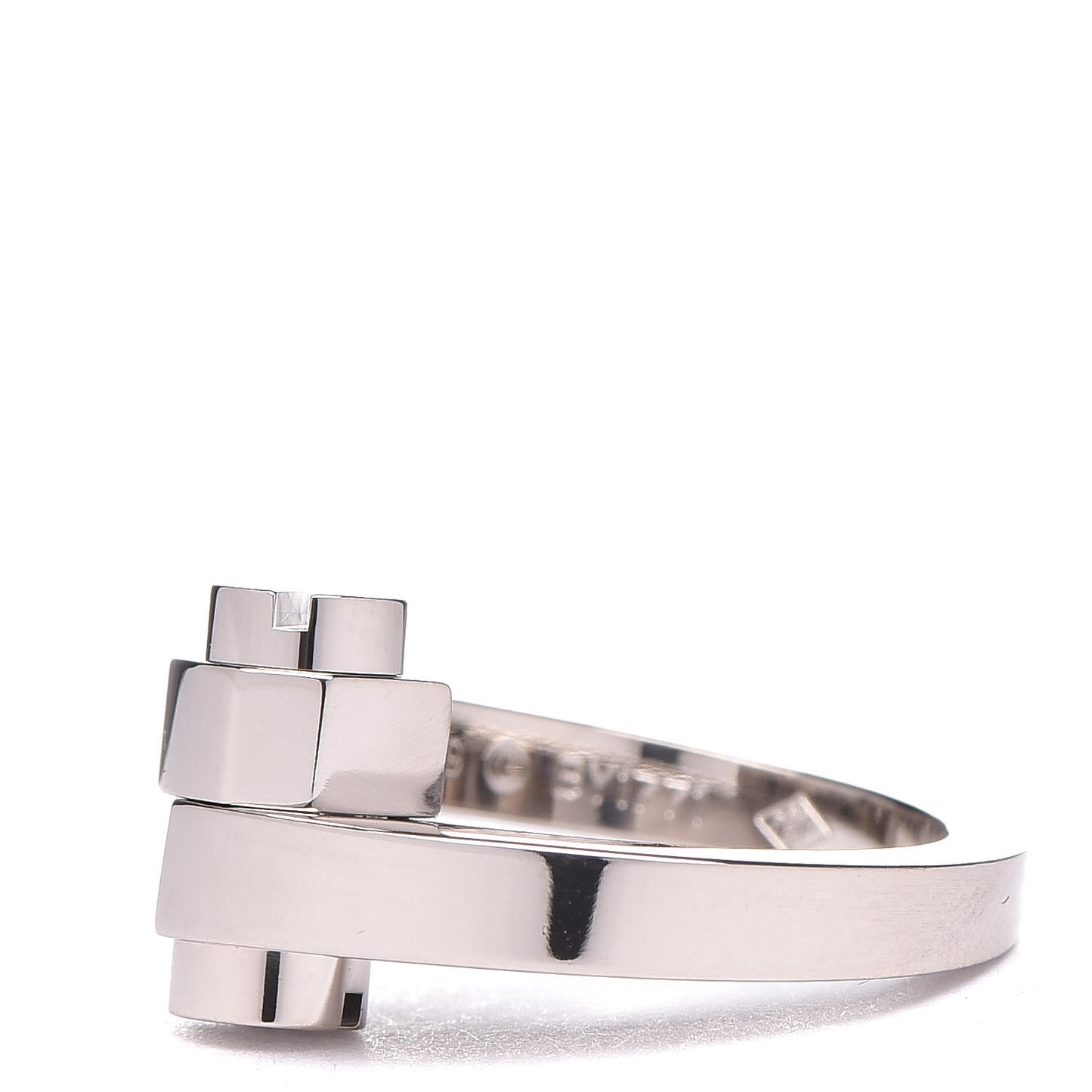 18K White Gold Menotte Ring 49 4.75