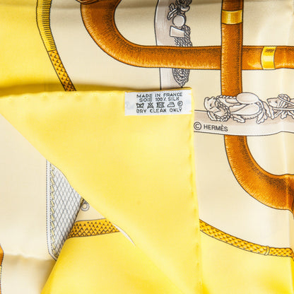Hermes Silk Cannes Et Pommeaux Scarf 70 6 of 6