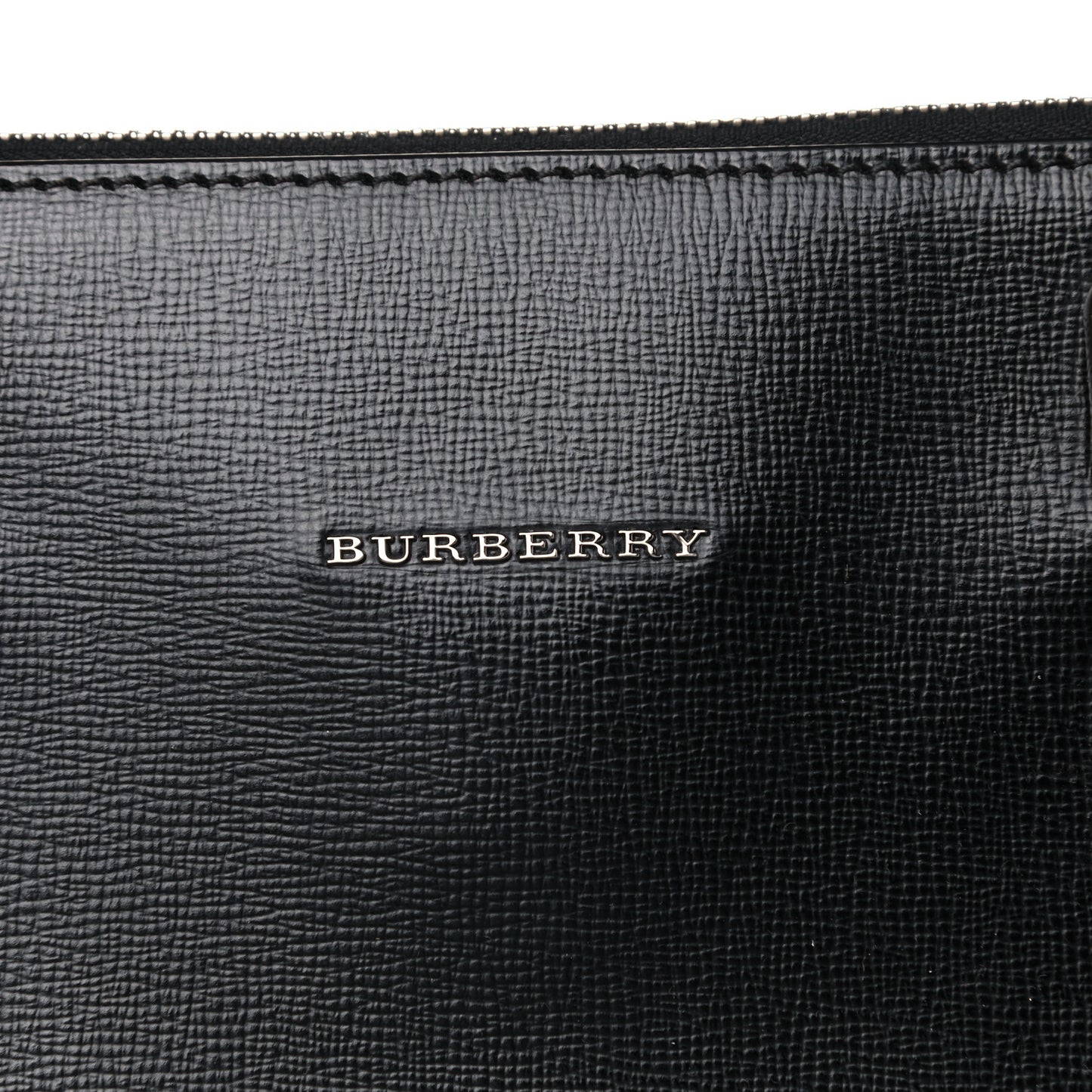 Calfskin Bermondsey Business Briefcase Black