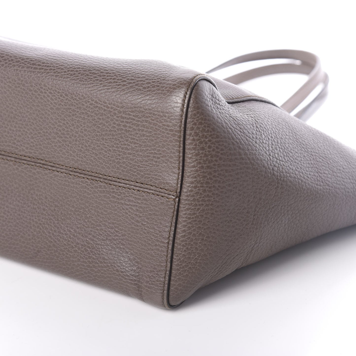 Dollar Calfskin Small Swing Tote Grey Field Soft Pink