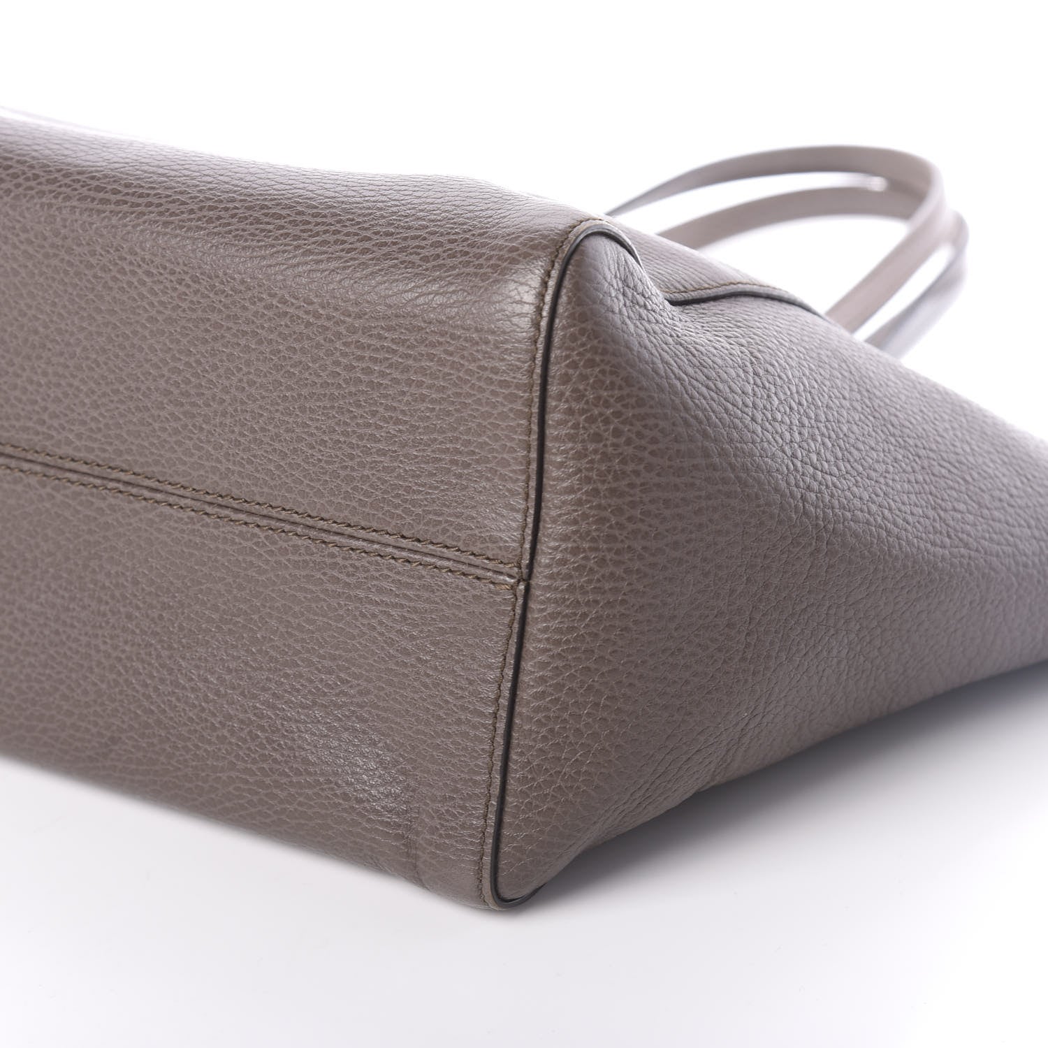 Gucci Dollar Calfskin Small Swing Tote Grey Field Soft Pink 9 of 9
